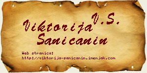 Viktorija Saničanin vizit kartica